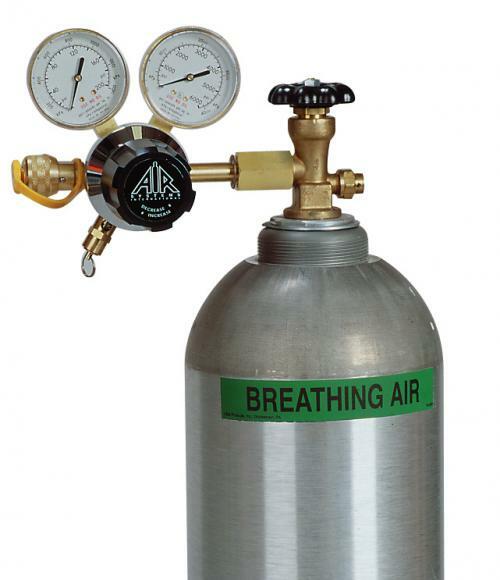 Illustration of Predator Air Mask Thermoplastic High Flow Regulator