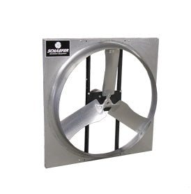 Pinnacle Climate Technologies SCHAEFER 363P12DD-3V Galvanized Panel Fans - Direct Drive, Galvanized Belt Drive Box Exhaust Fans (w/o Cone)
