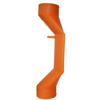 Air Systems International Air Systems SV-18912-O Saddle Vent, 12 in. dia., Orange, Vent Saddle