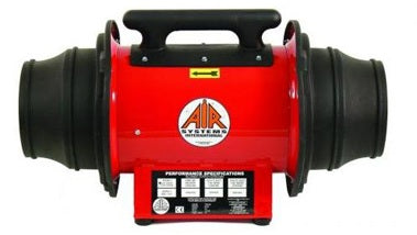 Air Systems International Air Systems SVF-10E In Line Electric Steel Axial Fan 10 Inch