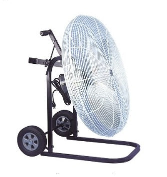 Pinnacle Climate Technologies Schaefer 20FC-B OSHA Compliant Air Circulation Cart Fan 20 Inch, Pedestal & Cart Circulation OSHA Fans