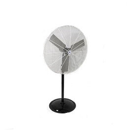 Pinnacle Climate Technologies Schaefer 36PFR 36" White Fan with Pedestal Stand, Pedestal & Cart Circulation OSHA Fans