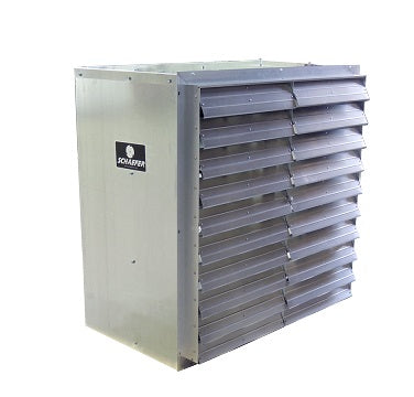 Pinnacle Climate Technologies Schaefer 483B1-3V Exhaust Fan in Box Housing 48", Galvanized Belt Drive Box Exhaust Fans (w/o Cone)