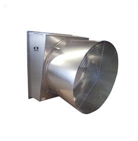 Pinnacle Climate Technologies Schaefer 545SC2G-3 Slant Wall Exhaust Fan with Cone 54", Galvanized Belt Drive Slant Wall Exhaust Fans (with Cone)