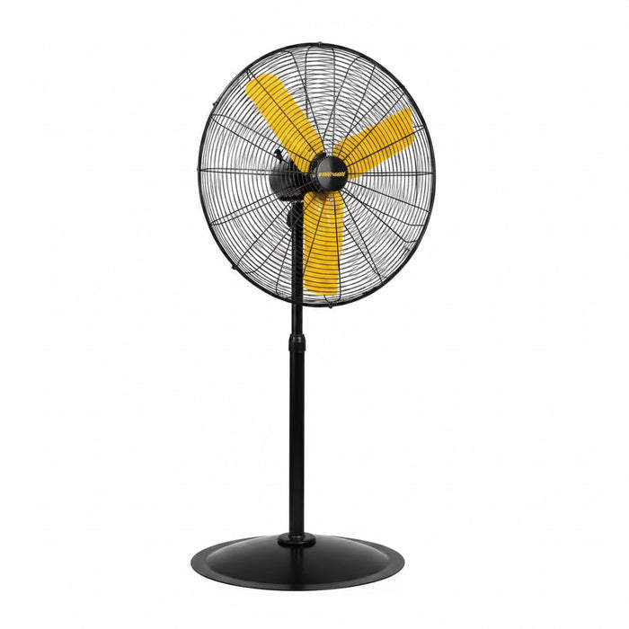 Pinnacle Climate Technologies Schaefer Master MAC-24POSC High Velocity Pedestal Fan, Oscillates, MASTER Pedestal Fans