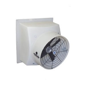 Pinnacle Climate Technologies Schaefer PFM245G12-3AV Direct Drive Poly Exhaust Fan 24", Polyethylene Flush Mount Exhaust Fans