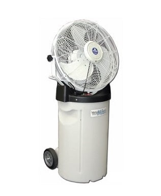 Pinnacle Climate Technologies Schaefer PVM18C Versa Mist Portable Misting Fan 18 Inch Cooler Cart, VERSAMIST Low Pressure Misting Fans