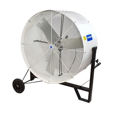 Pinnacle Climate Technologies Schaefer VKT36 Versa-Kool 36" Tiltable Drum Fan, Versa-Kool 36" Tiltable Drum Fans