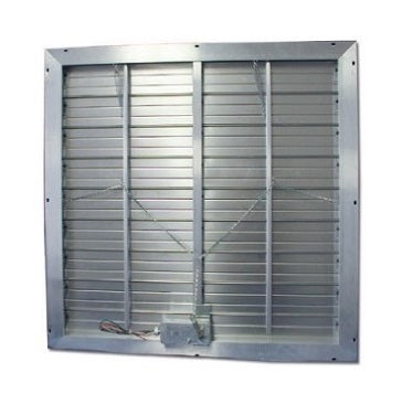 Pinnacle Climate Technologies Schaefer WS-240 Aluminum Exhaust Fan Shutter Outlet 24 Inch, Aluminum Shutters