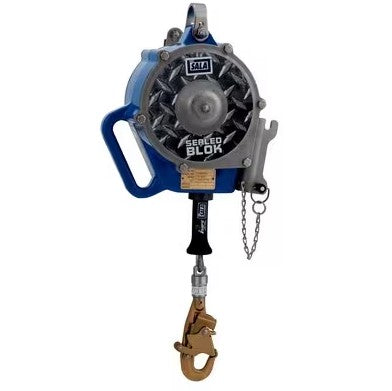 3M DBI SALA 3M DBI-SALA 3400853 Sealed-Blok 3-Way Retrieval Self-Retracting Lifeline with Bracket, Galvanized Cable, 30 ft, Self-retracting Lifelines