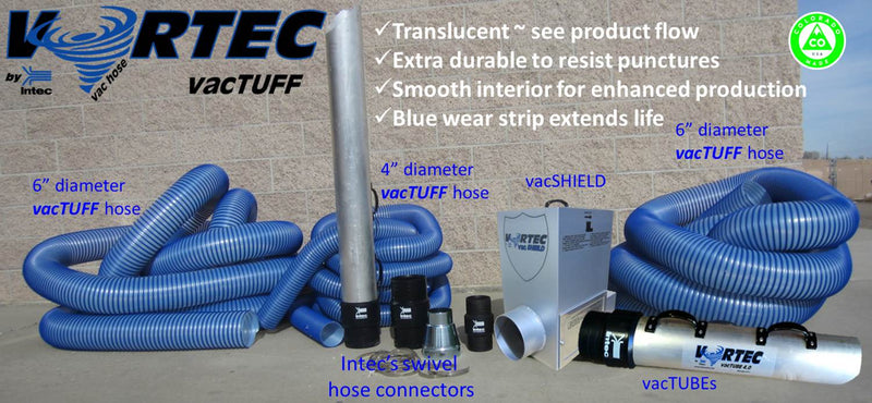 Intec 75056 100 4.4 VORTEC vacTUFF Vacuum Hose Package, Insulation Vacuum Systems