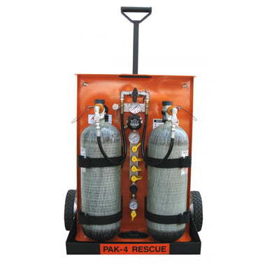 Air Systems International Air Systems PAK-4R Rescue Cart SCBA Air Cylinder Tray Assembly