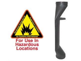 Air Systems International Air Systems SV-189CND Conductive Saddle Vent Confined Space Air Duct