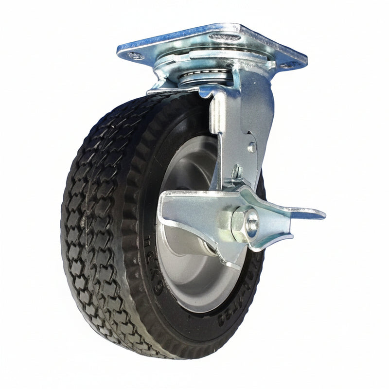Cool Machines C6J730 Vacuum Blowing Hose Reel Floor Mount Wheels, Insulation Blowing Machine