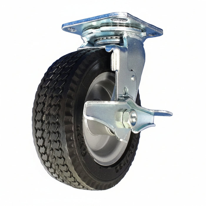Cool Machines C6J730 Vacuum Blowing Hose Reel Floor Mount Wheels, Insulation Blowing Machine